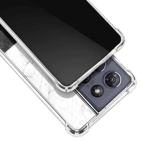 Marble Split Moto G Power 5G (2025) Clear Case